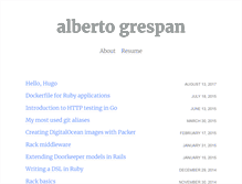 Tablet Screenshot of albertogrespan.com